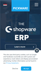 Mobile Screenshot of pickware.com